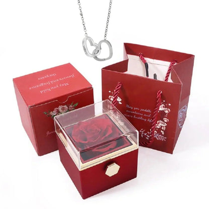 Colar Personalizado com Rosa Eterna - For Lovers